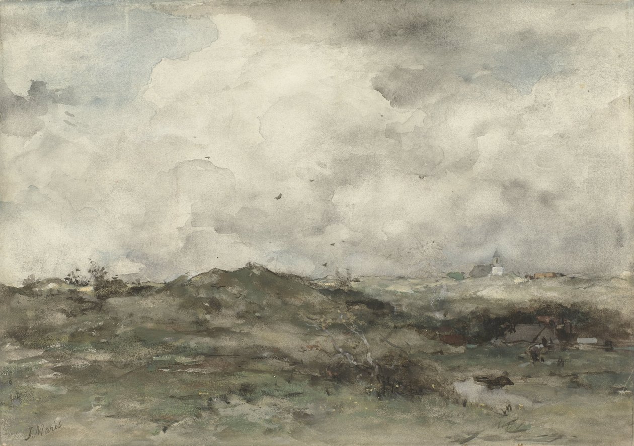 klitlandskab af Jacob Maris