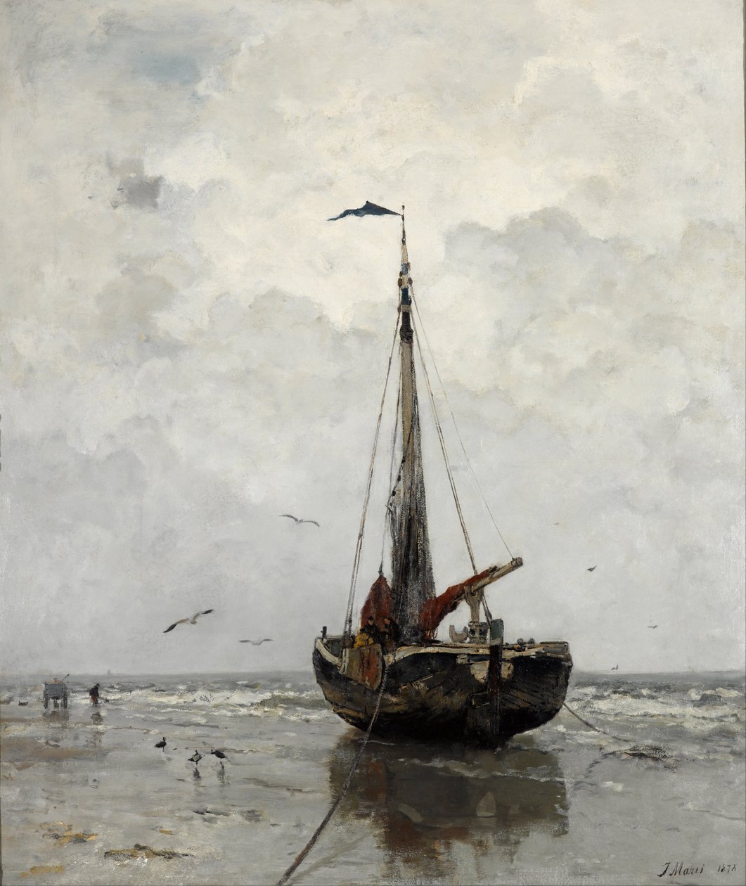 Fiskebåd af Jacob Maris
