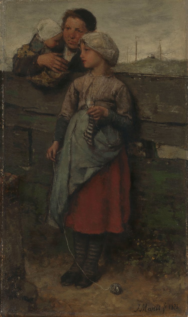 Landsbyboere af Jacob Maris