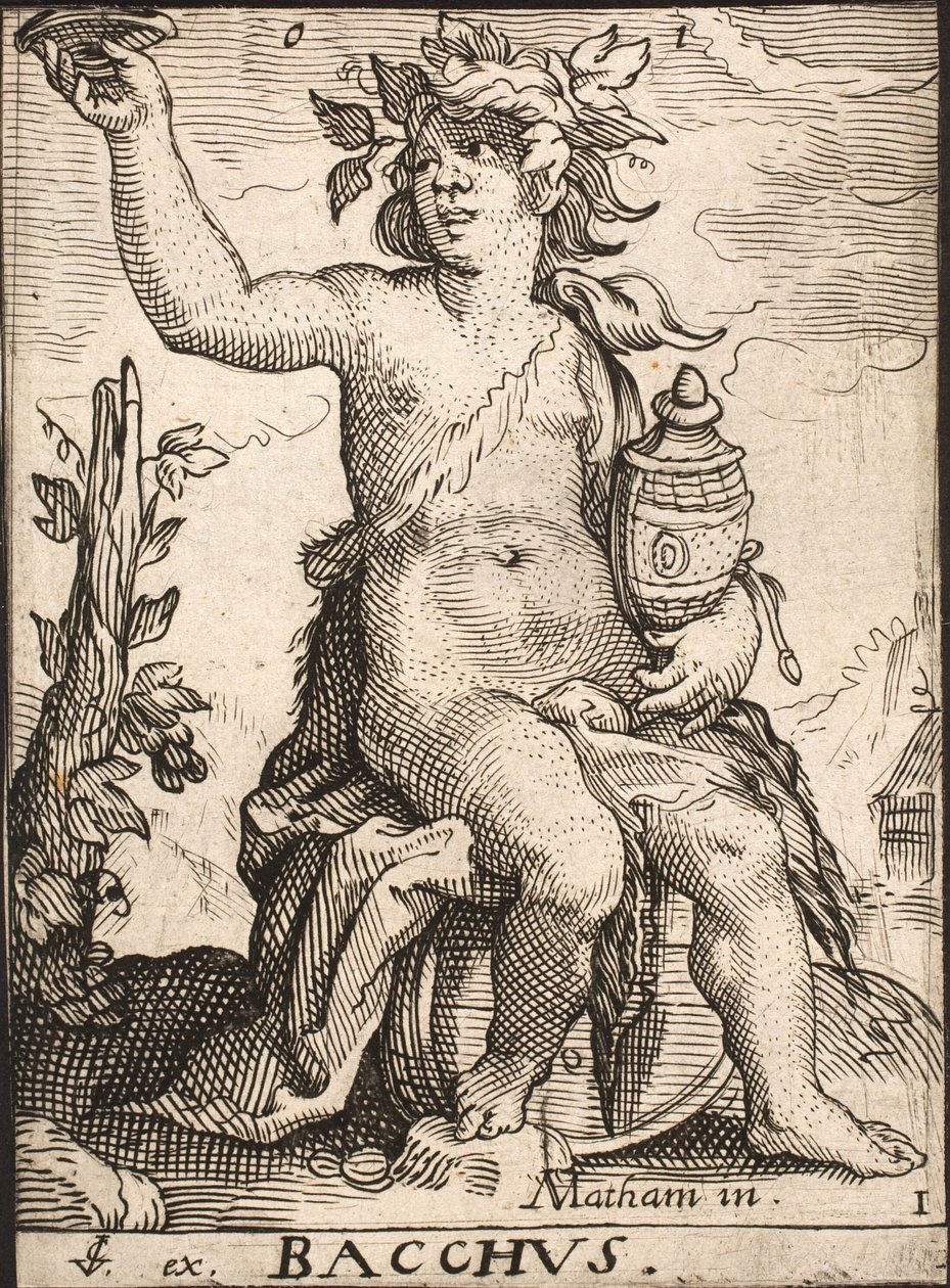 Bacchus af Jacob Matham