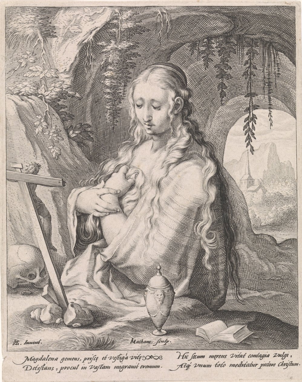 Maria Magdalene til Boetawardi af Jacob Matham