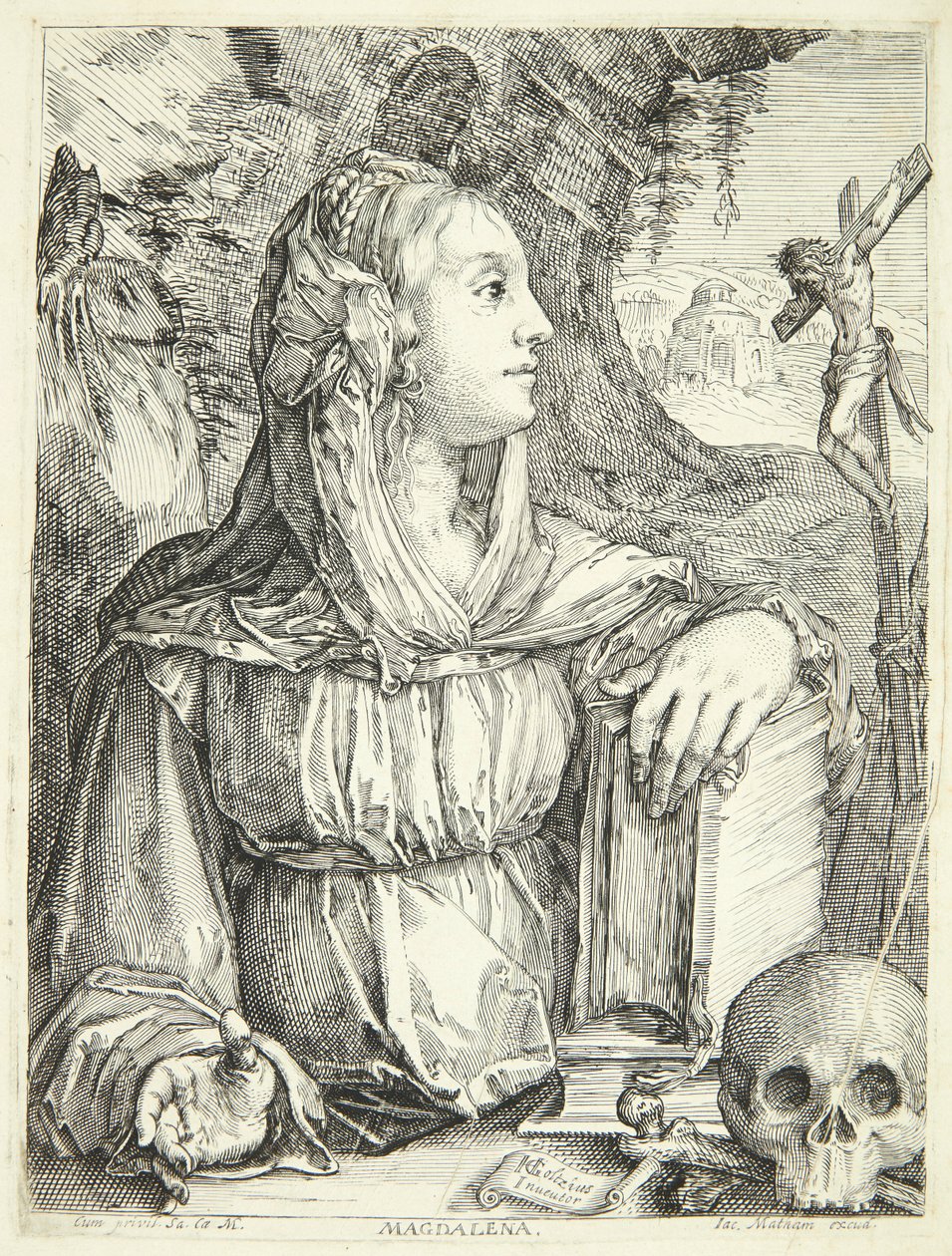 Den bodfærdige Maria Magdalene af Jacob Matham