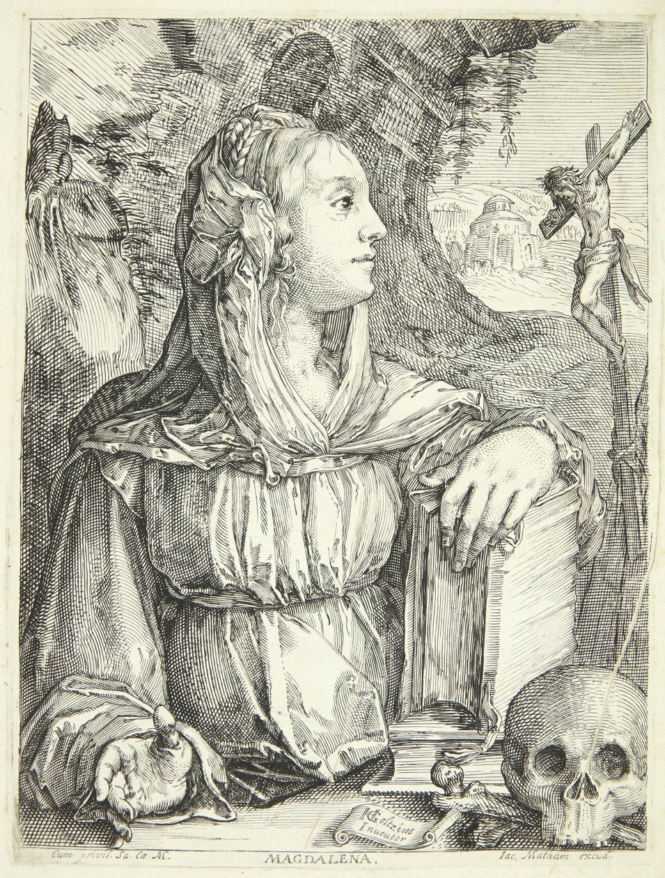 Den bodfærdige Maria Magdalene af Jacob Matham
