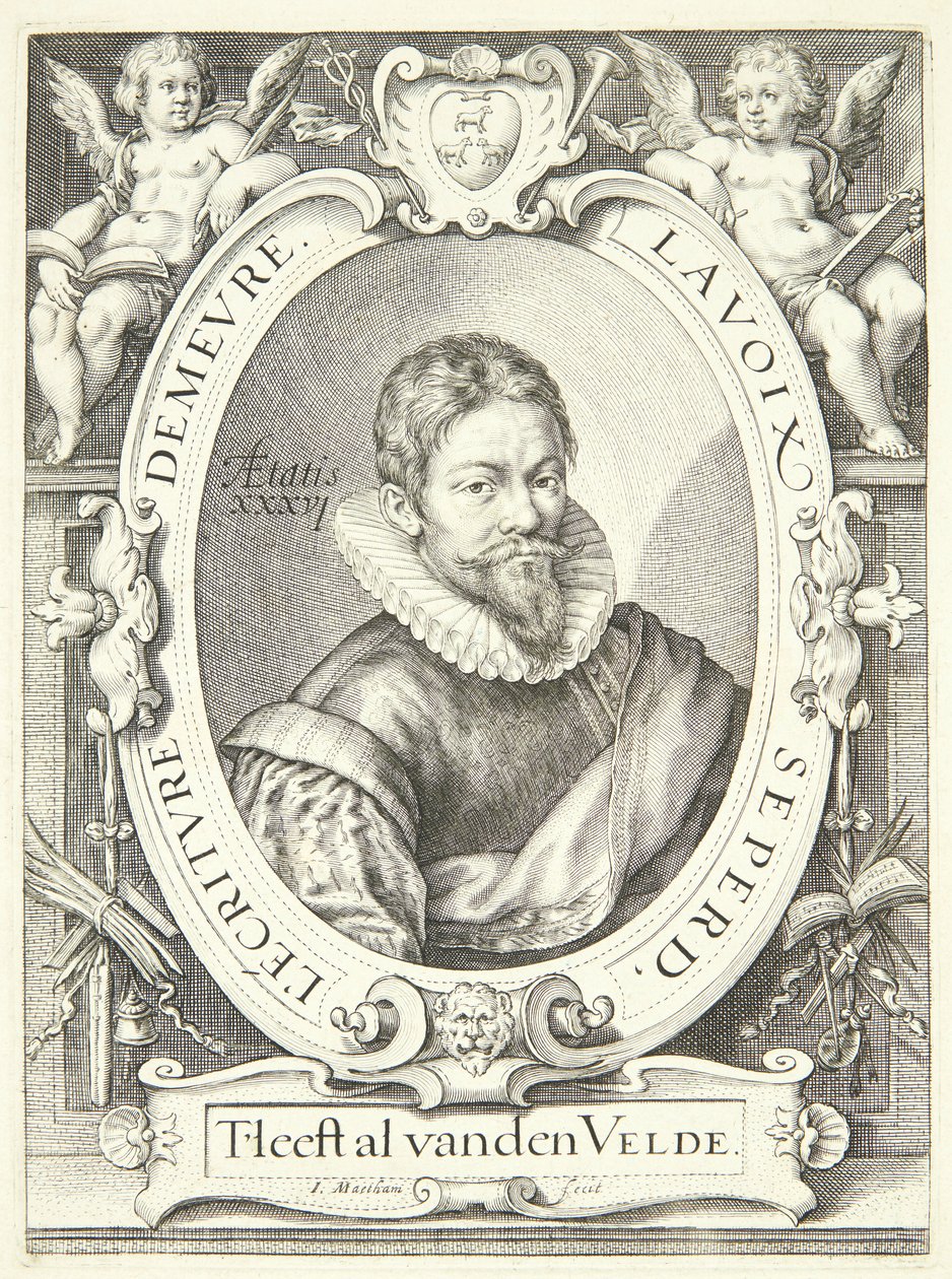 Jan van de Velde den ældre af Jacob Matham