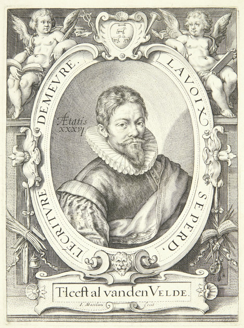 Jan van de Velde den ældre af Jacob Matham