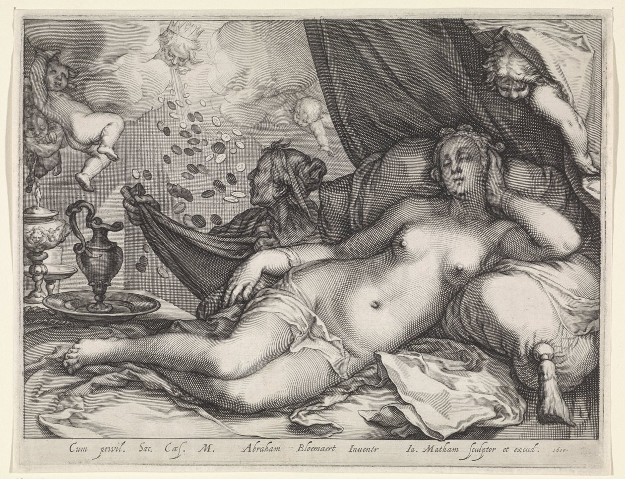 Jupiter og Danaë af Jacob Matham