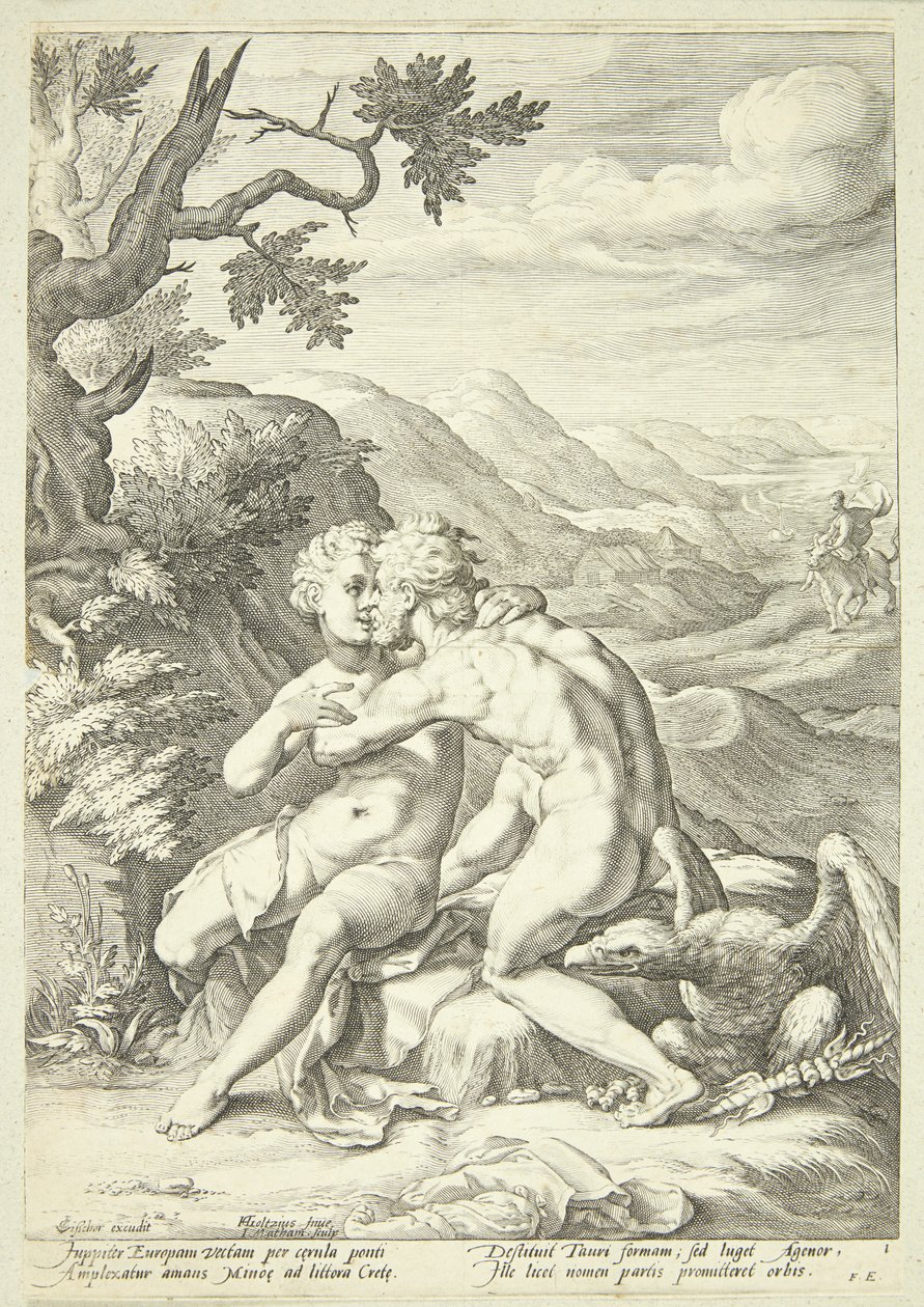 Jupiter og Europa af Jacob Matham