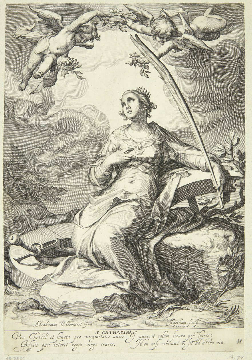 Katarina fra Alexandria af Jacob Matham