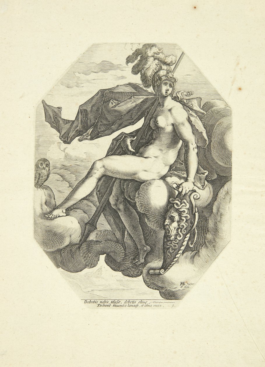 Minerva af Jacob Matham