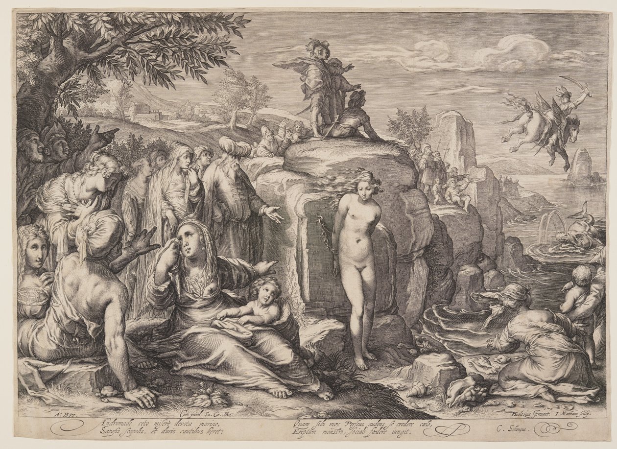 Perseus og Andromeda af Jacob Matham