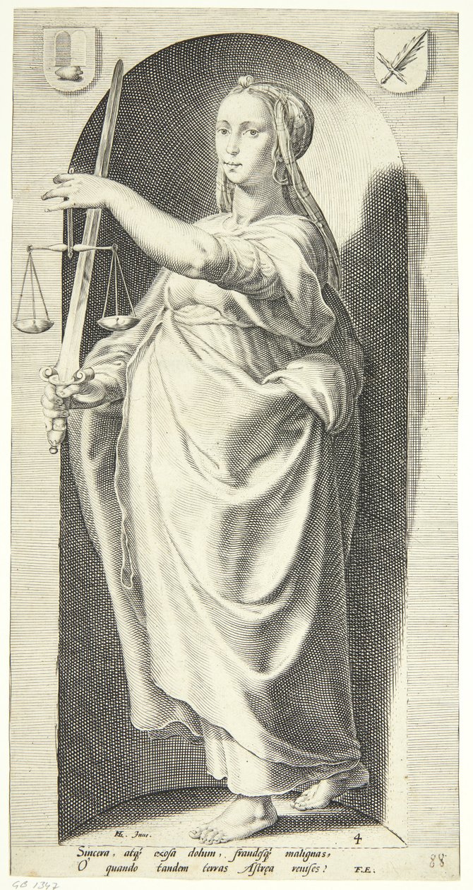 Retfærdighed af Jacob Matham