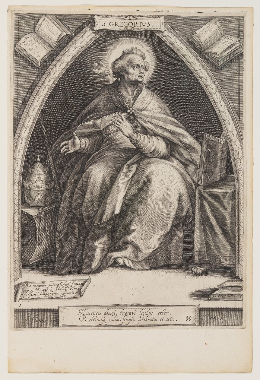 Gregorius, fra Kirkefædrene af Jacob Matham