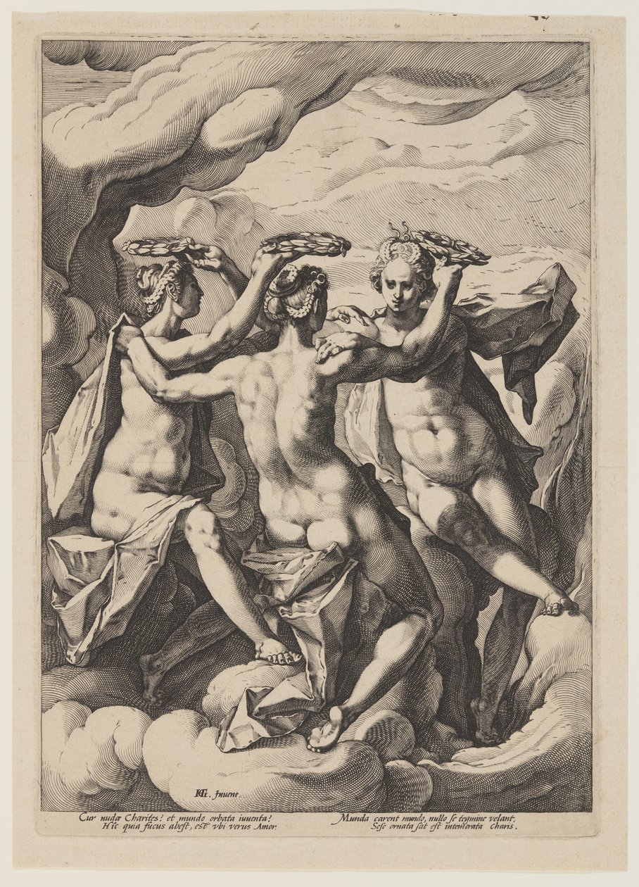 De tre nådegaver af Jacob Matham