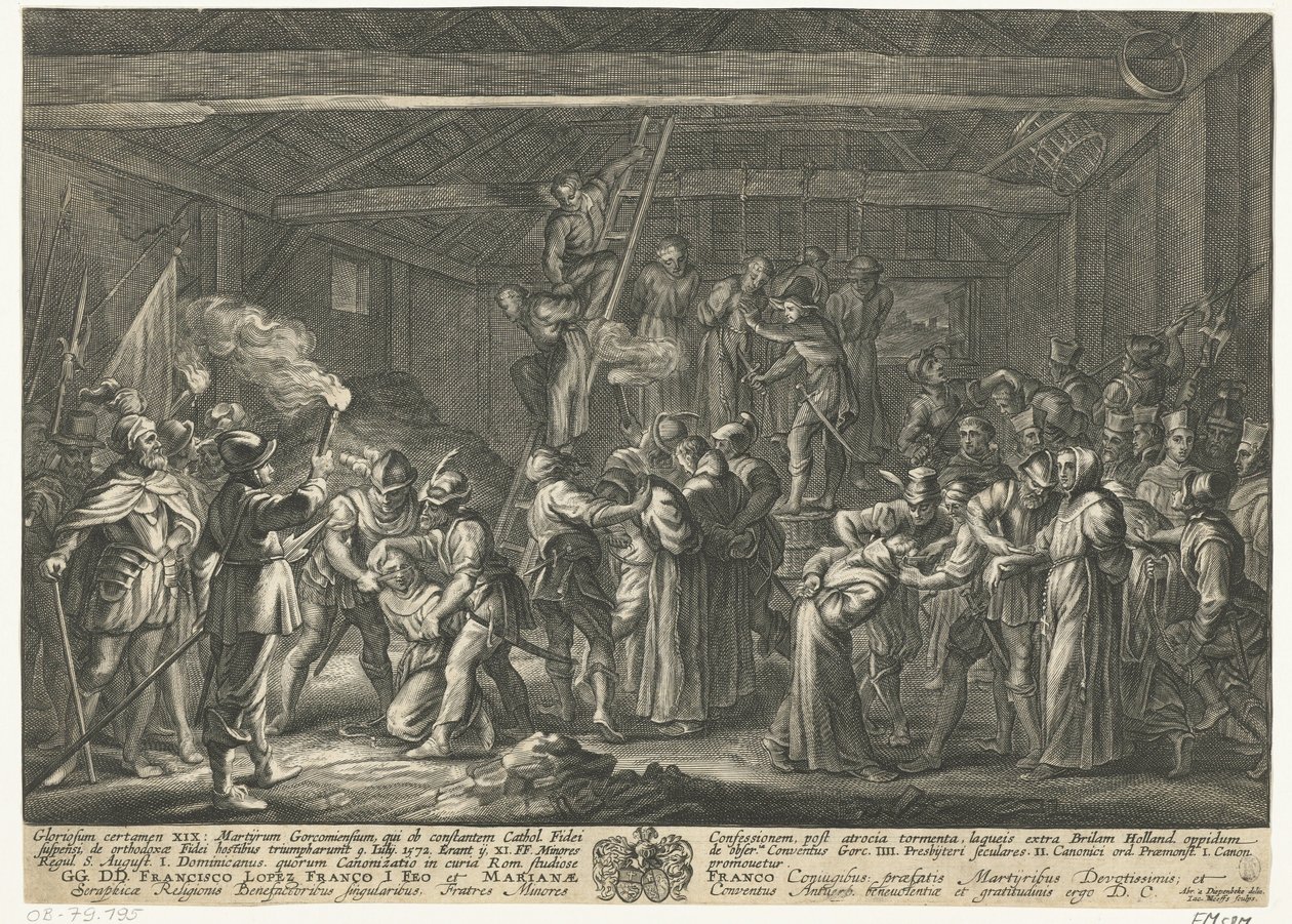 Martyrerne af Gorkum, 1572 af Jacob Neefs
