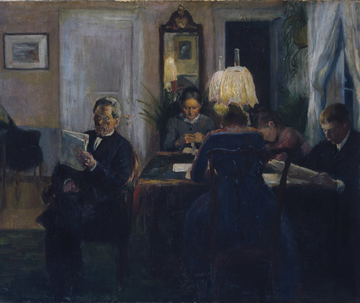 Ved Lamplight af Jacob Sømme
