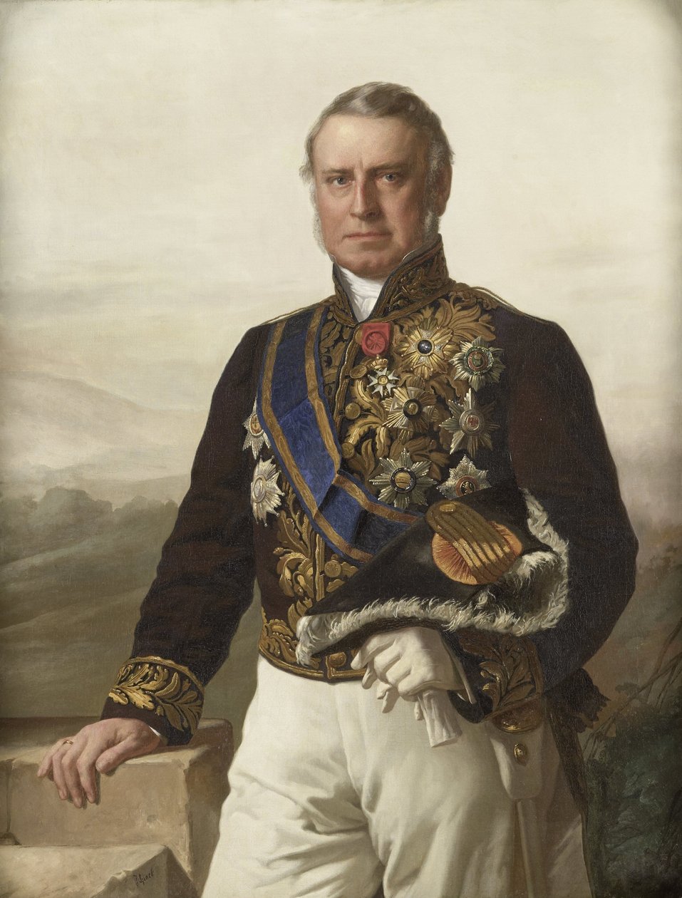 Charles Ferdinand Pahud (1803-73). Generalguvernør (1855-61) af Jacob Spoel