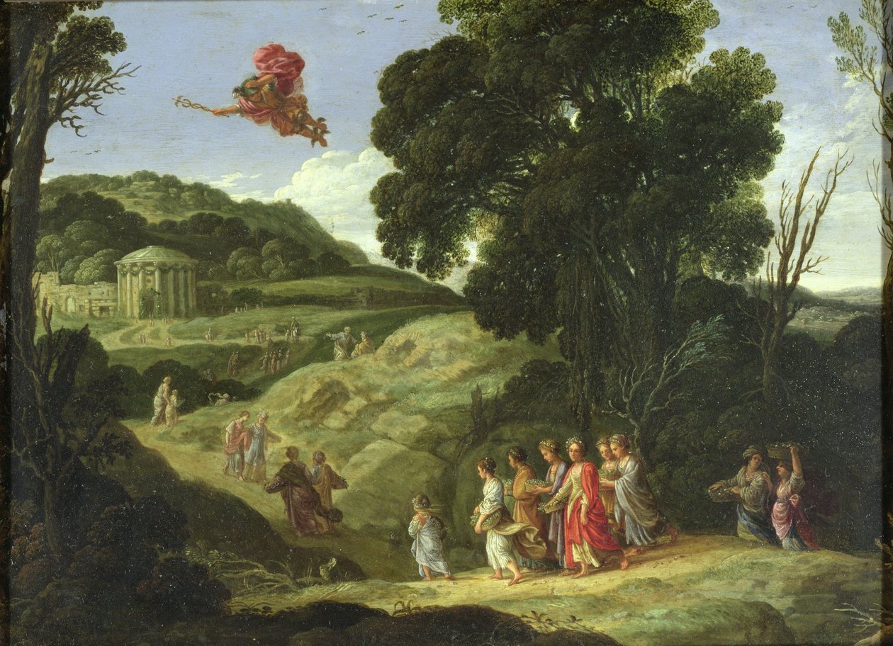 Merkur og Herse, ca.1605-08 af Jacob Symonsz Pynas or Pinas