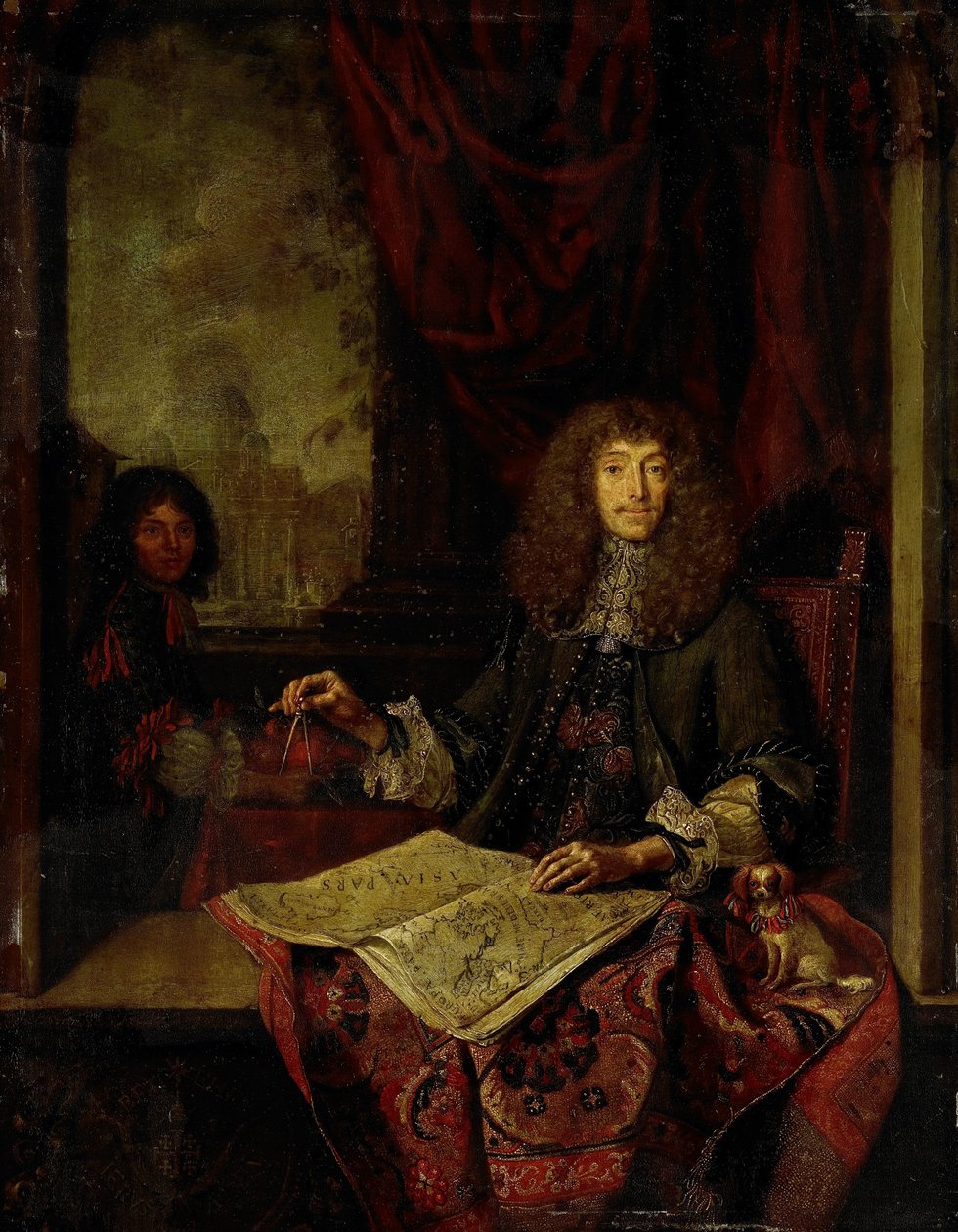 Portræt af Carel Quina (1622-89), Ridder af Den Hellige Grav og Amsterdam-født opdagelsesrejsende i Asien af Jacob Toorenvliet