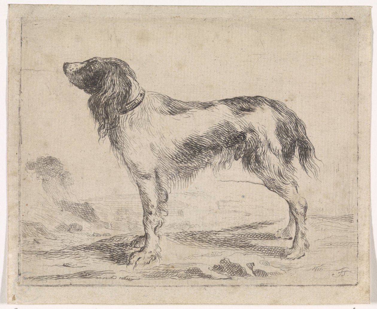 stående hund Hunde (serietitel) af Jacob Toorenvliet