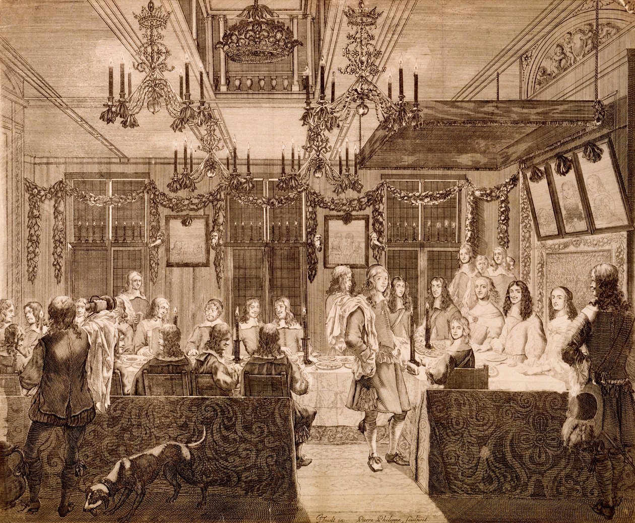 Den store fest for Hollands stænder for kongen og den kongelige familie, 1660 af Jacob Toorenvliet