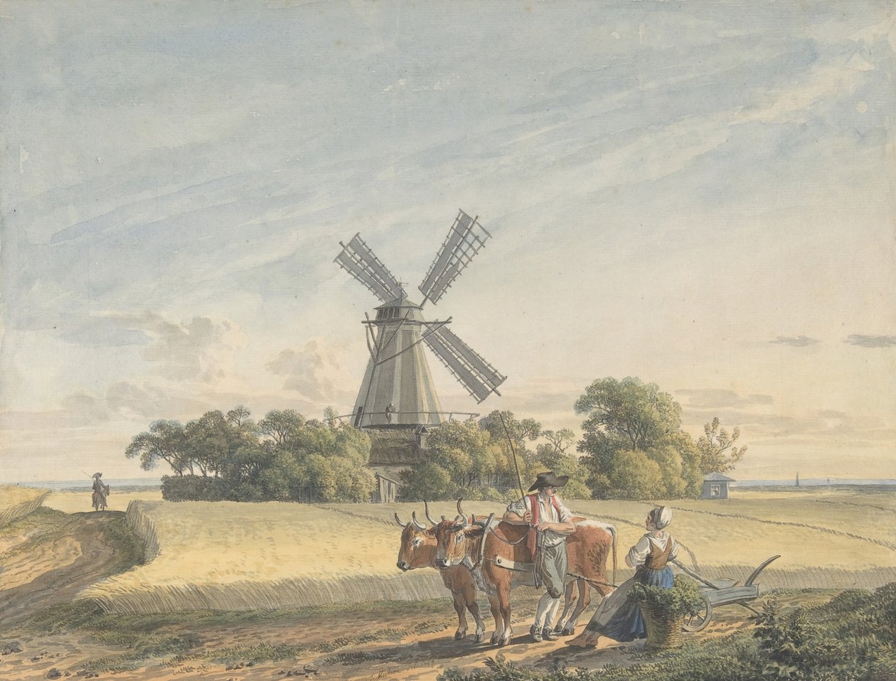 Landskab, 1785. af Jacob Wilhelm Mechau