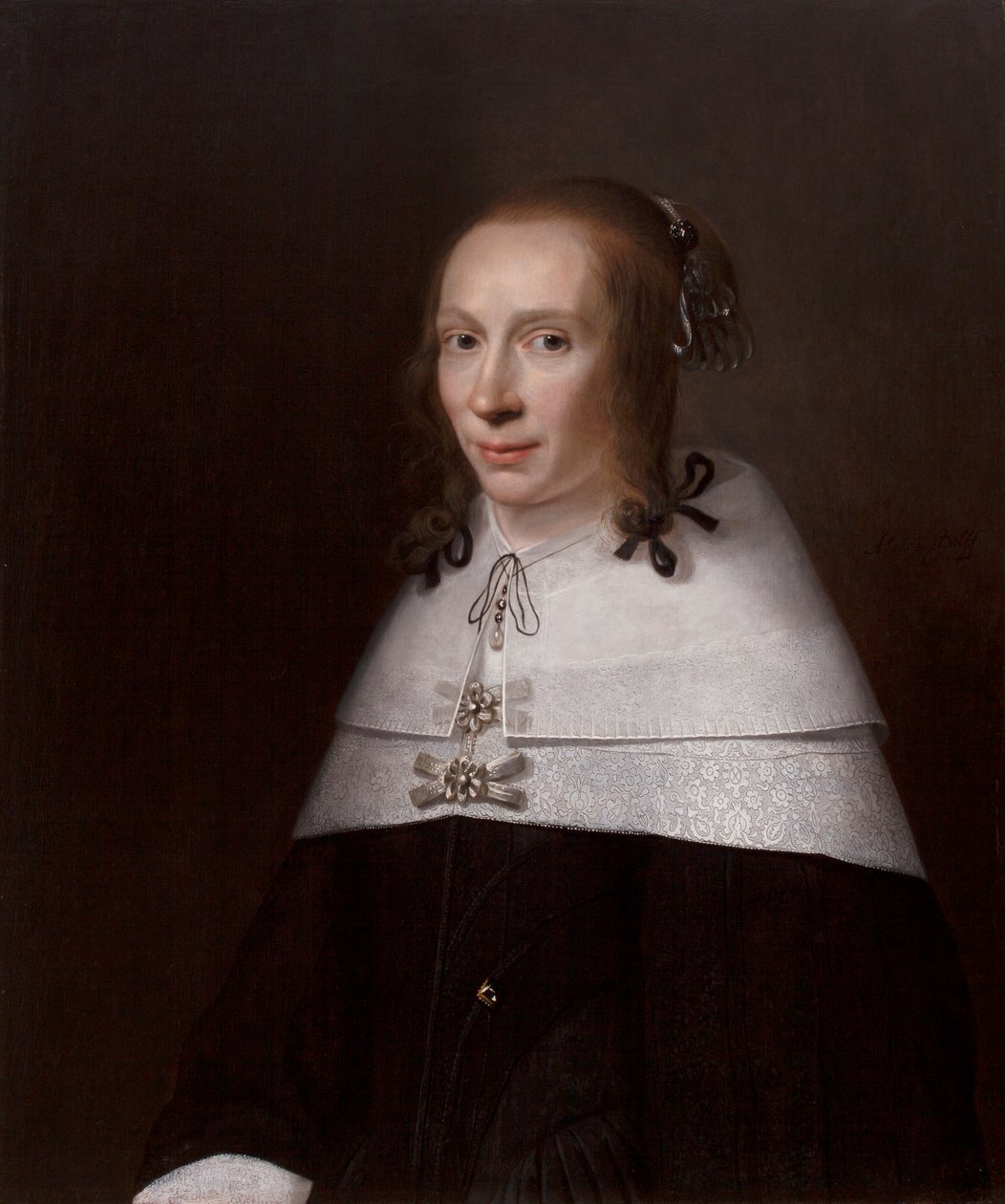 Portræt af en ung kvinde, 1654 af Jacob Willemsz Delff