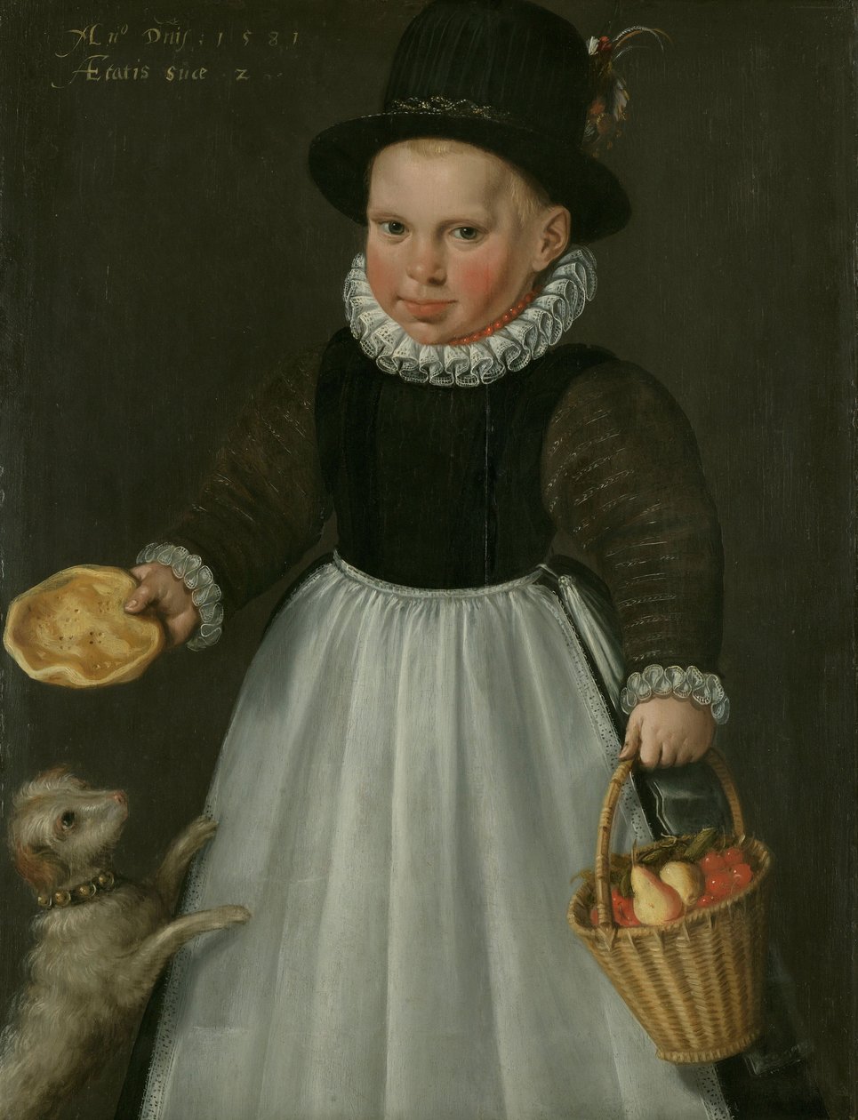 Portræt af en lille dreng af Jacob Willemszoon the Elder Delff