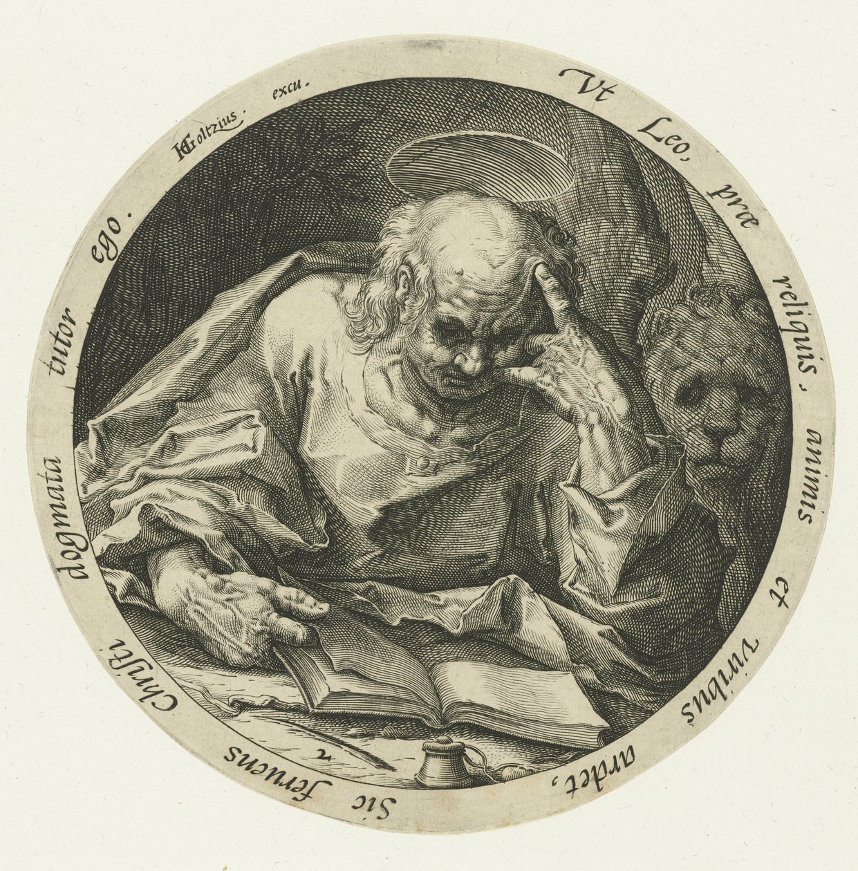 Evangelist Mark De fire evangelister (serietitel) af Jacob de Gheyn (II) (attributed to)