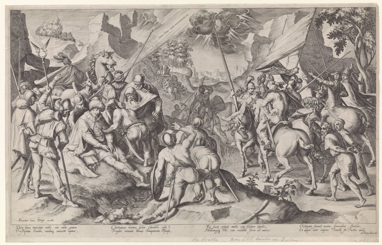 Omvendelse af Paulus af Jacob de Gheyn (II) (attributed to workshop of)