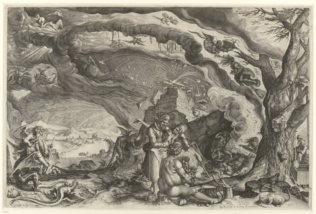 Heksesabbat af Jacob de Gheyn (II) (attributed to workshop of)