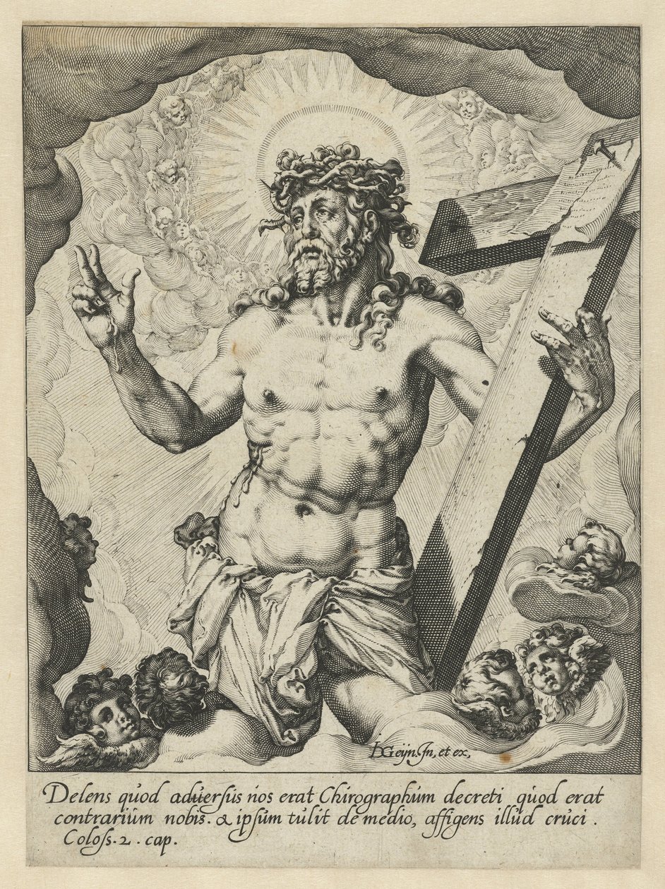 Kristus som sorgens mand af Jacob de Gheyn (II) (workshop of)