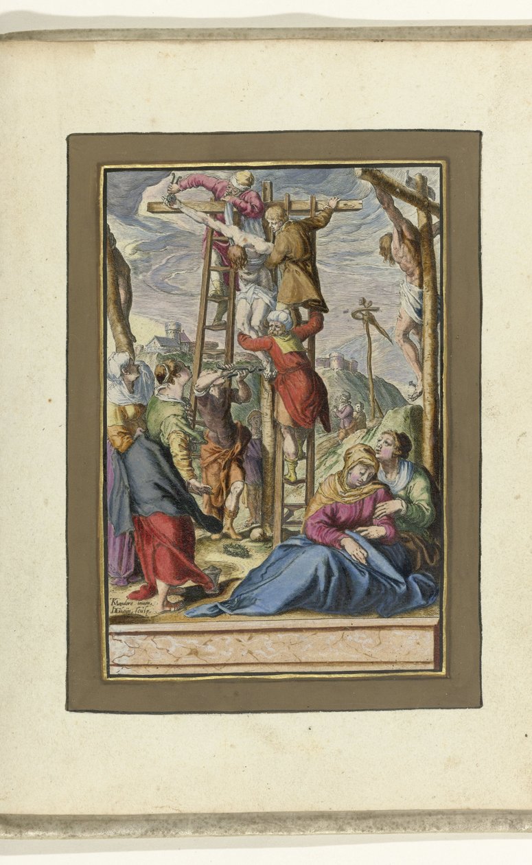 Korstagning Passion of Christ (serietitel) af Jacob de Gheyn (II)