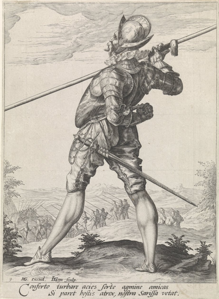 Pieker Officerer og soldater (serietitel) af Jacob de Gheyn (II)
