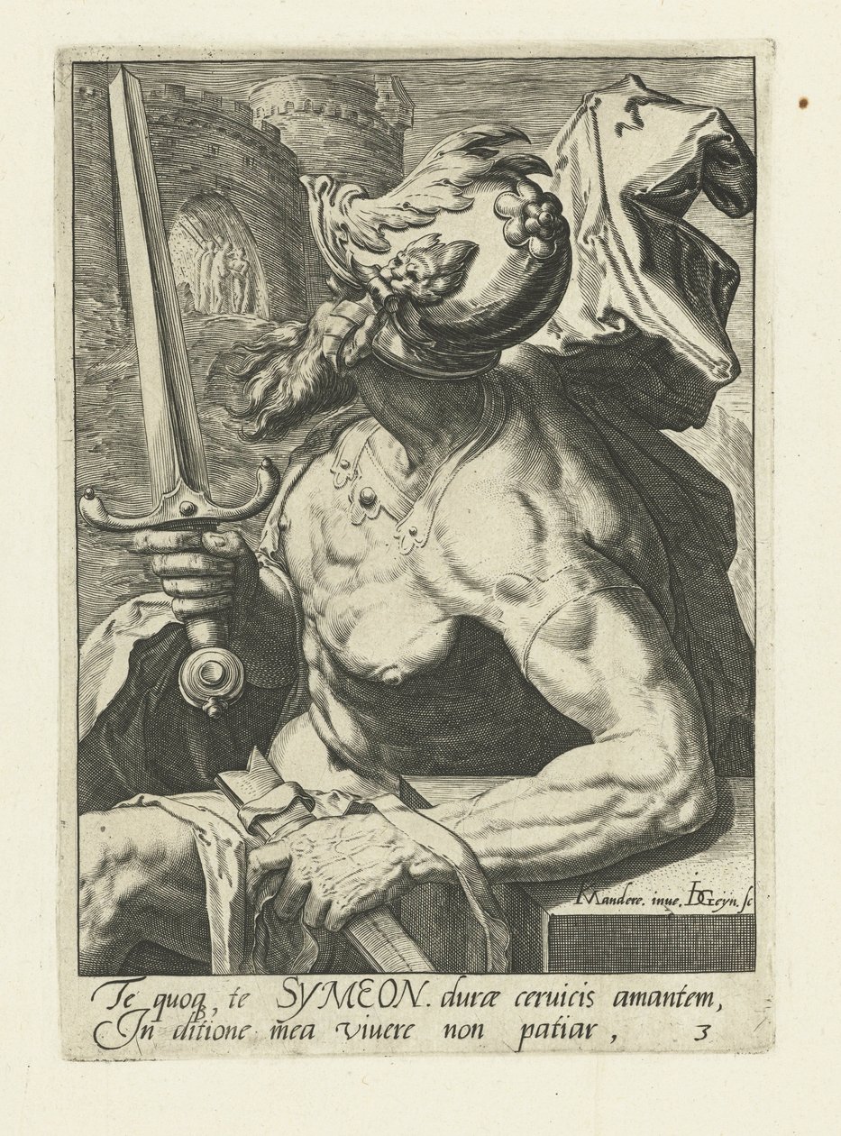 Stamfader Simeon Israels forfædre (serietitel) De tolv sønner af Jakob (serietitel) af Jacob de Gheyn (II)