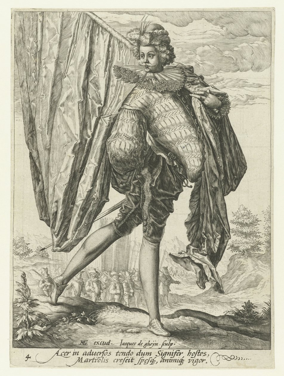 fenrik Officerer og soldater (serietitel) af Jacob de Gheyn (II)
