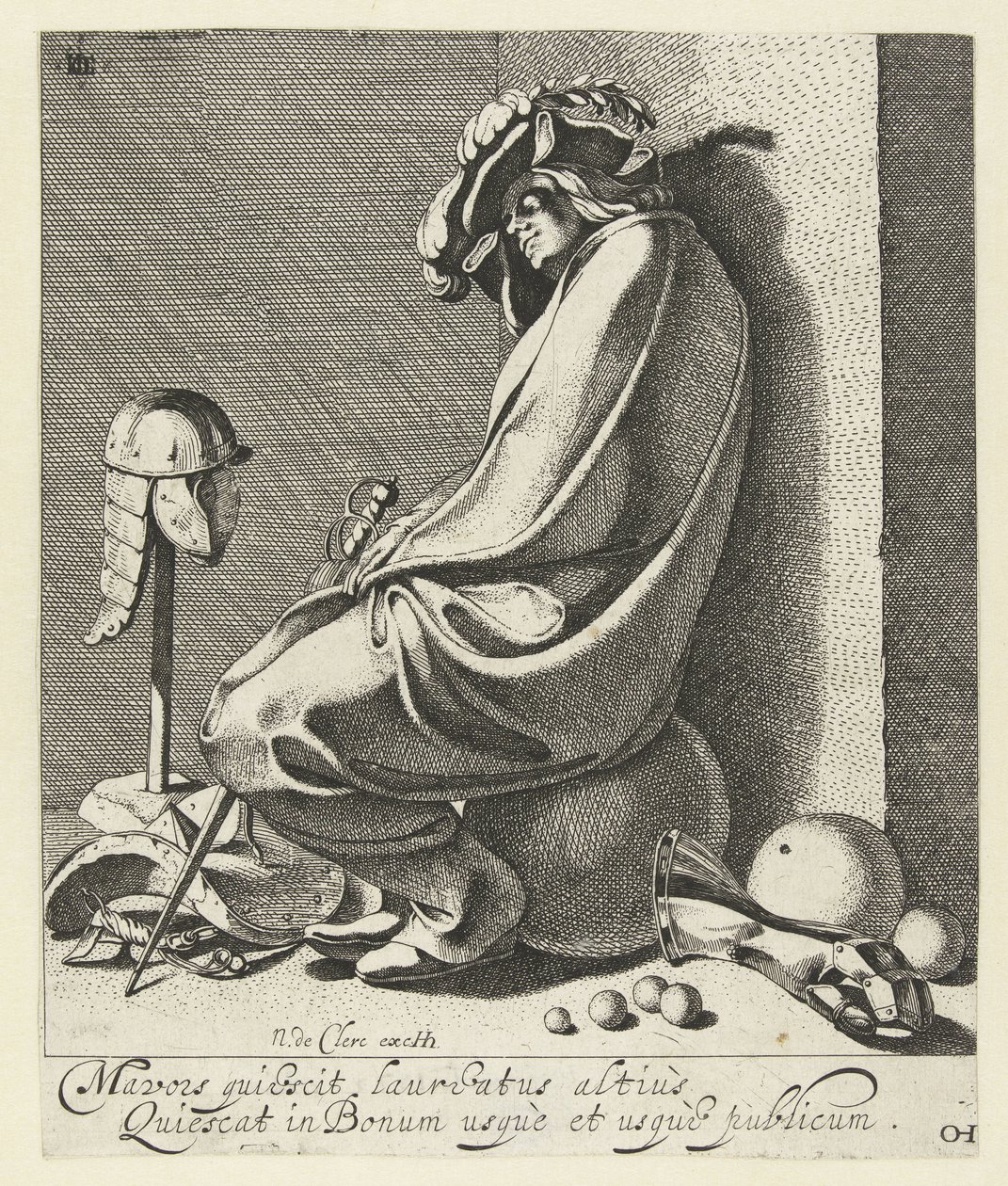 Sovende marts af Jacob de Gheyn (III)