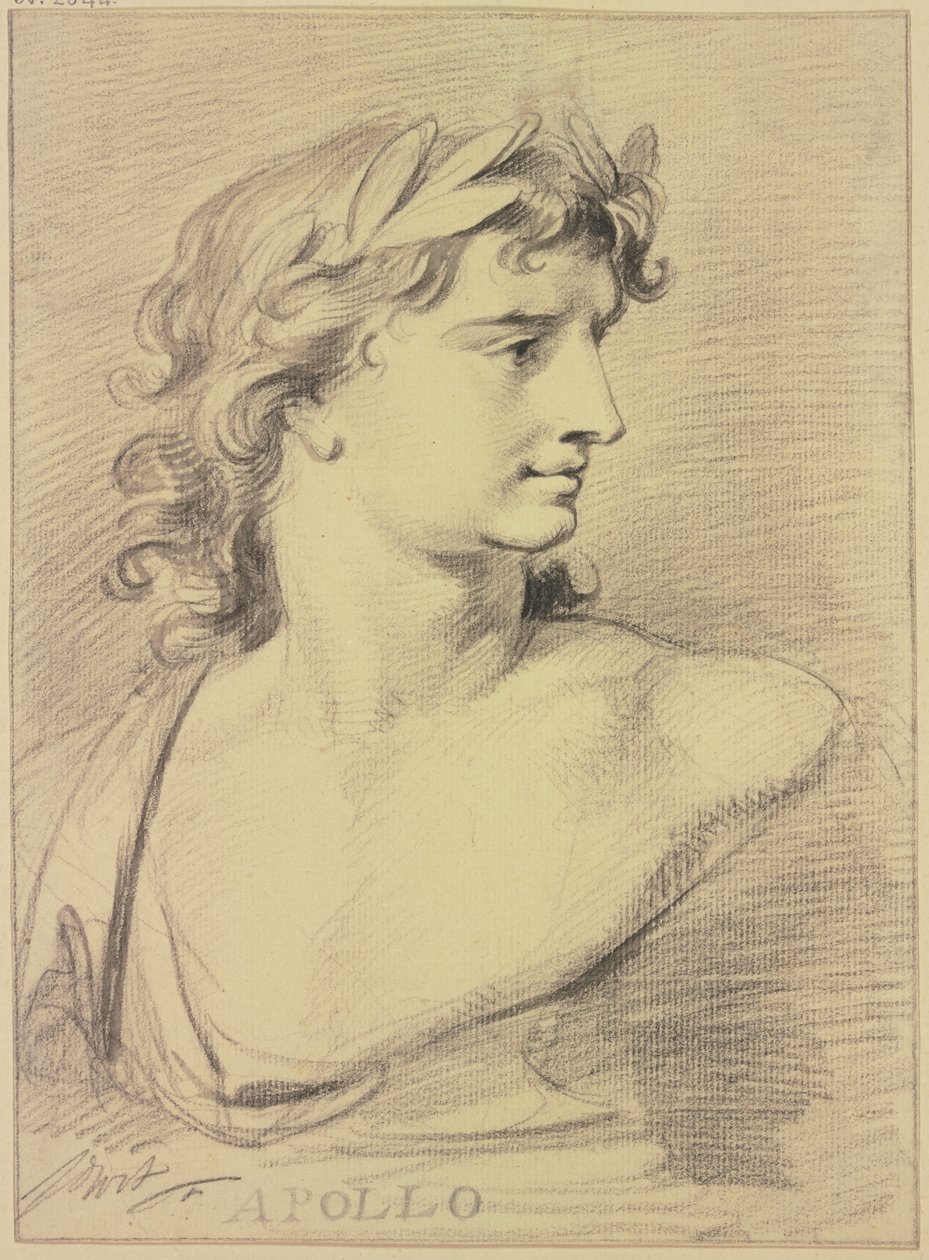 Buste af Apollon af Jacob de Wit