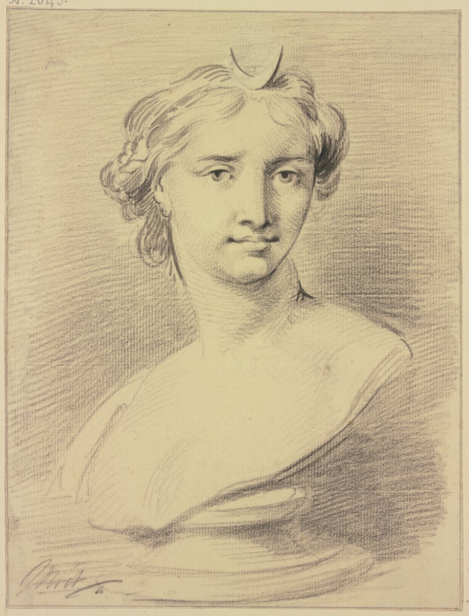 Buste af Diana af Jacob de Wit
