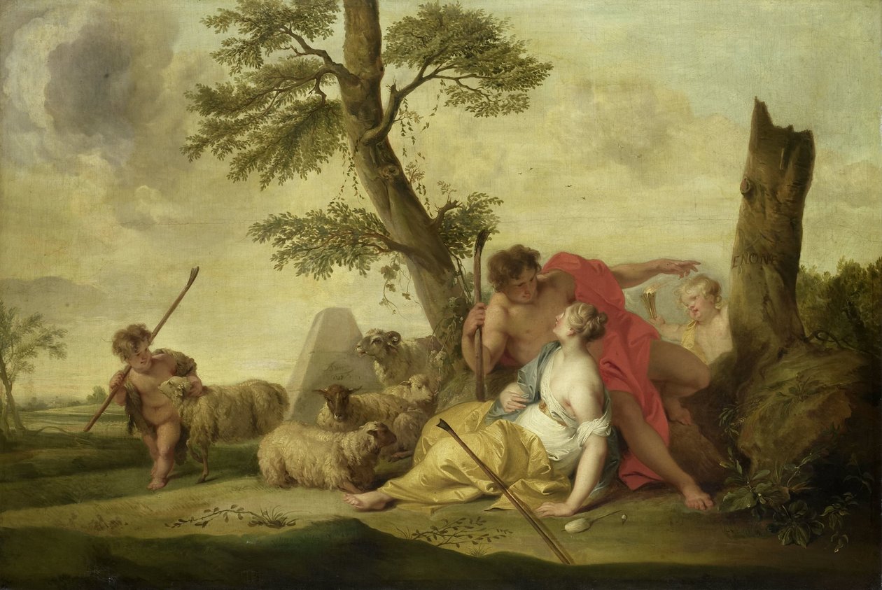Paris og Oenone af Jacob de Wit