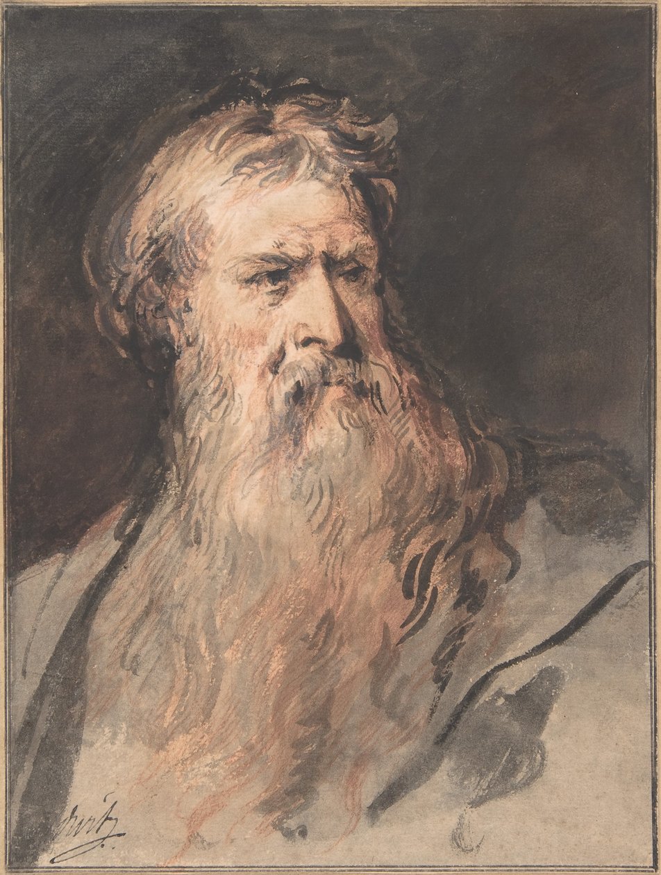 Studie til figuren af Moses af Jacob de Wit