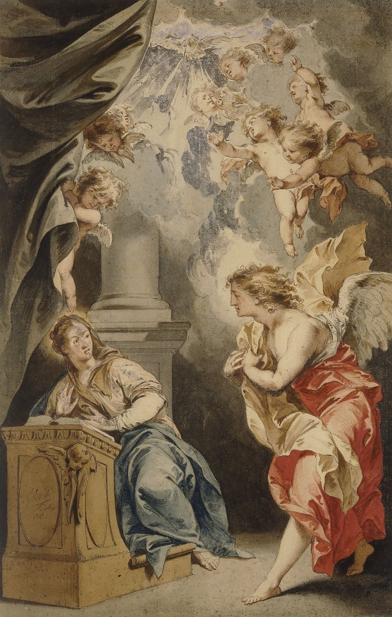 Bebudelsen, af Jacob de Wit