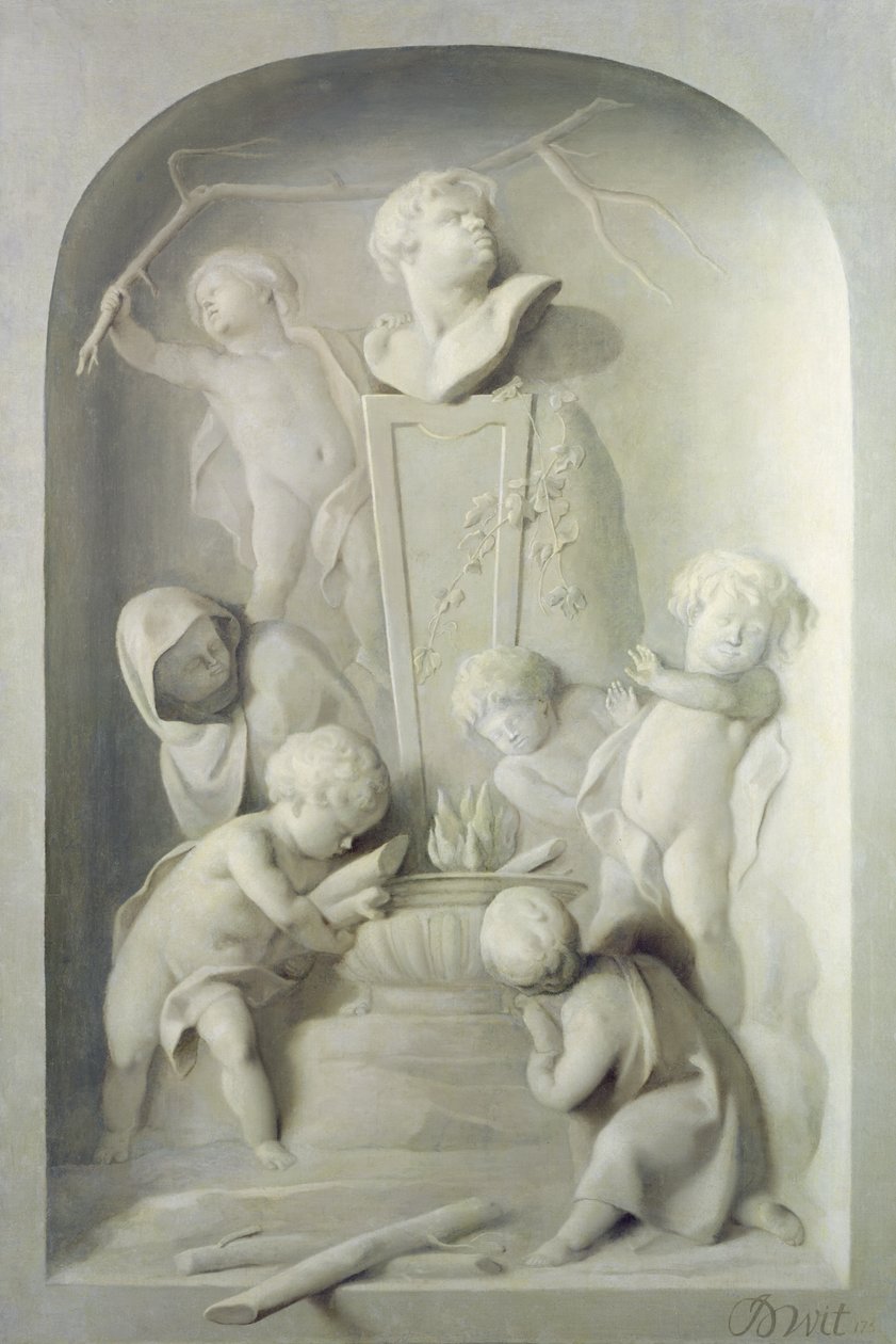 Vinter, 1752 af Jacob de Wit