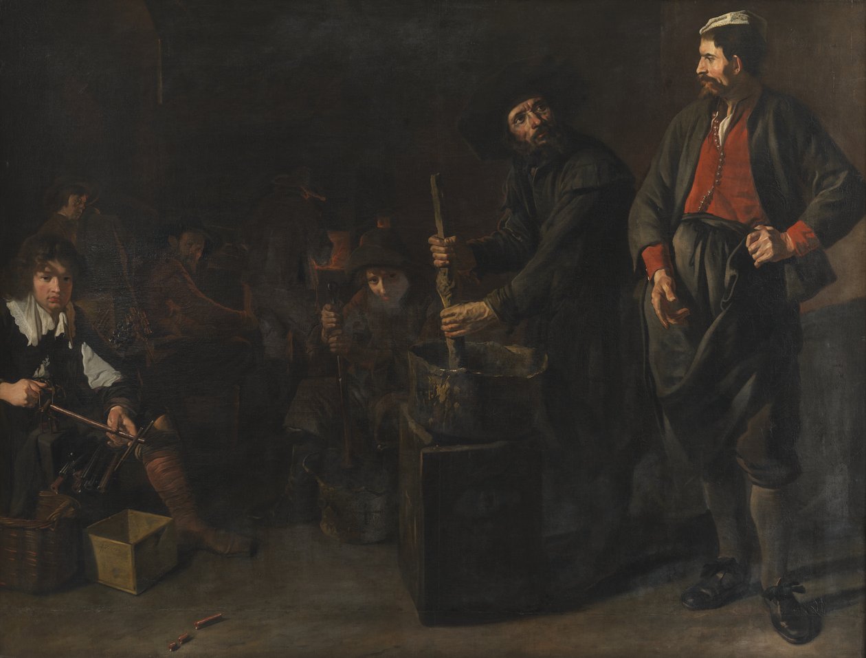En glas- og koralfabrik af Jacob van Loo