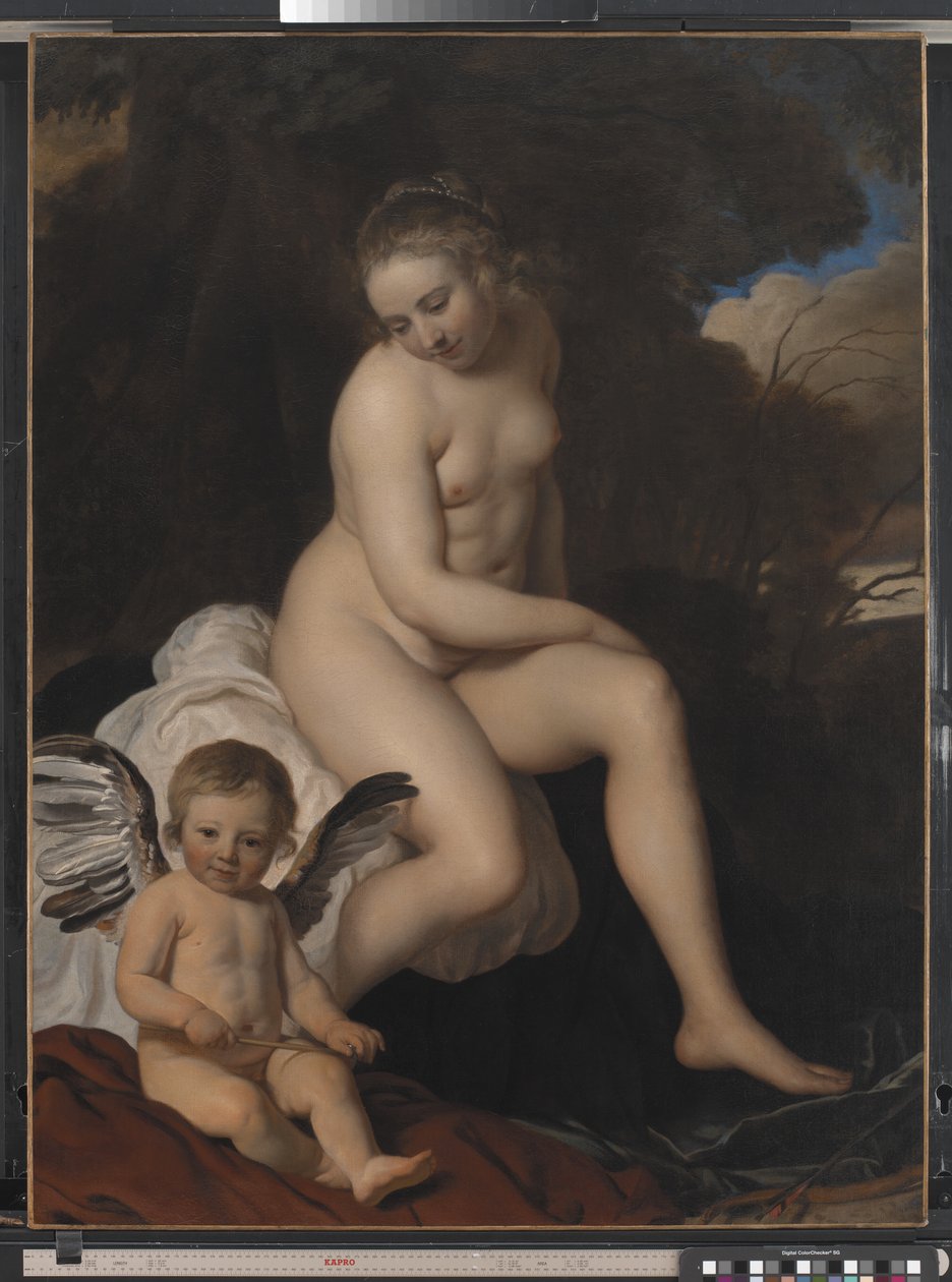 Venus og Amor af Jacob van Loo