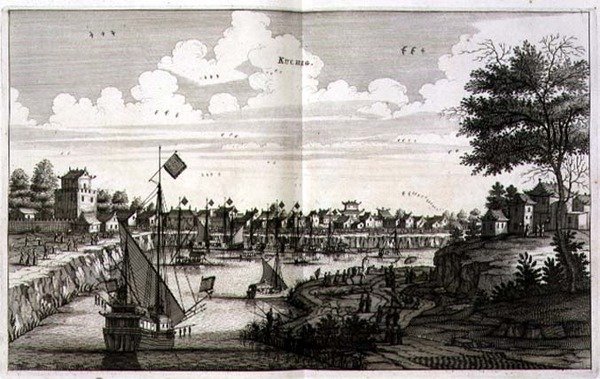 Kuching, fra en beretning om en hollandsk ambassade i Kina af Jacob van Meurs