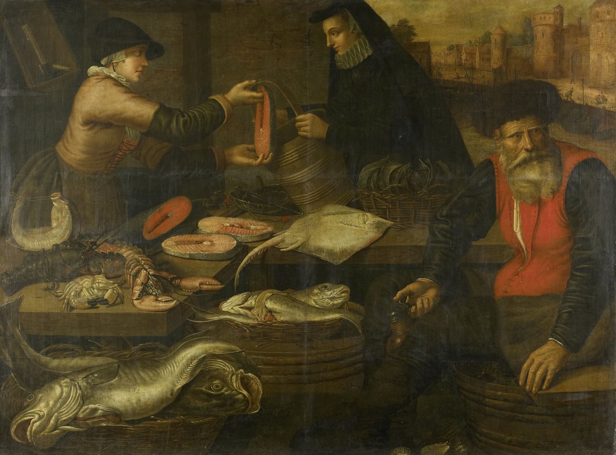 Fiskehandlere af Jacob van Nieulandt