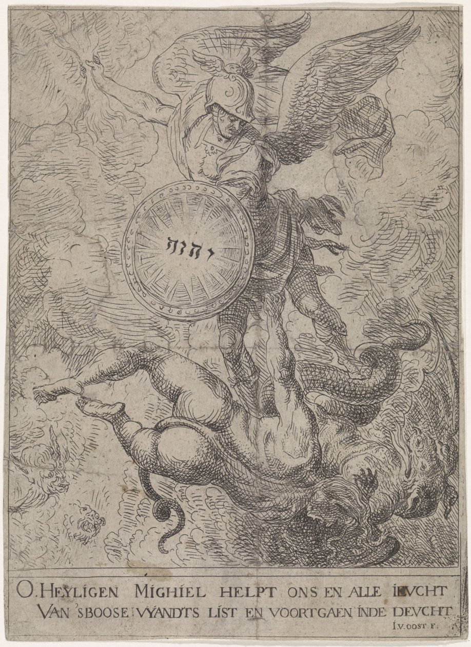 Sankt Michael vogter himlens porte af Jacob van Oost (I)