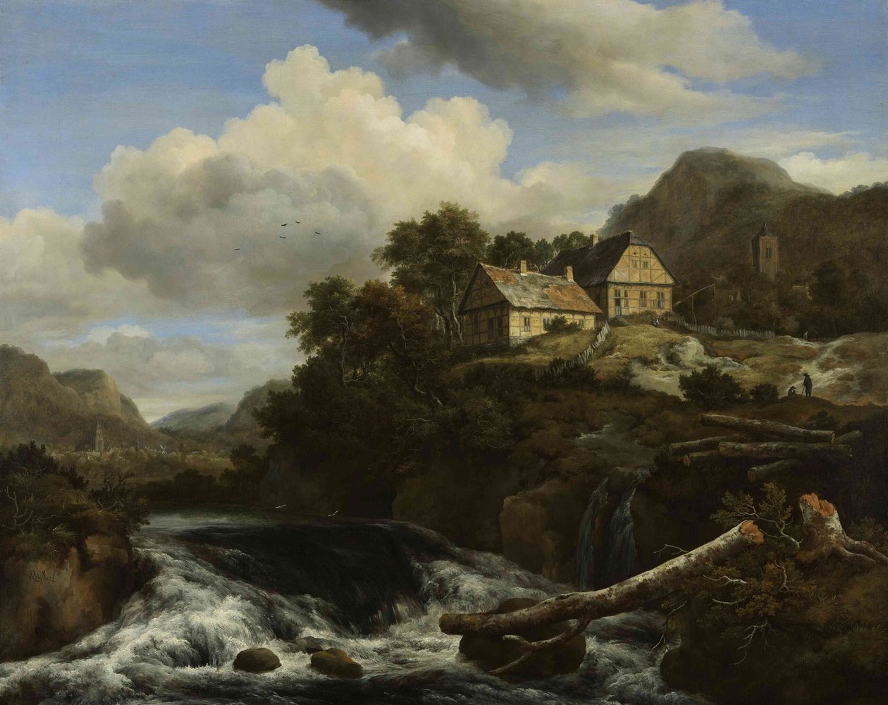 Et vandfald af Jacob van Ruisdael