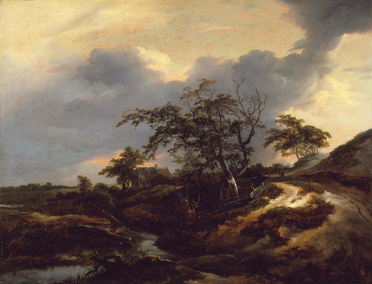 Landskab med klitter af Jacob van Ruisdael