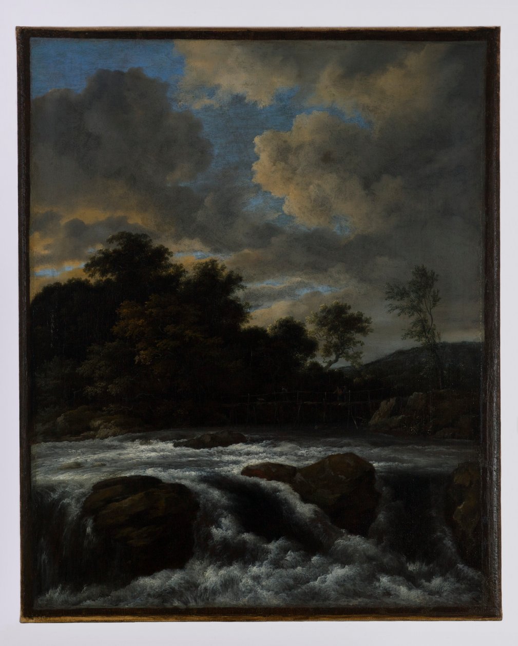 Landskab med vandfald af Jacob van Ruisdael